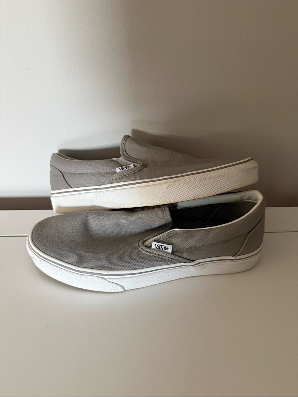 Vans Classic Slip On Shoe Grey Size  Women’s Size 9